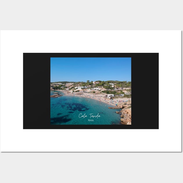 Cala Tarida drone shot Wall Art by simplythewest